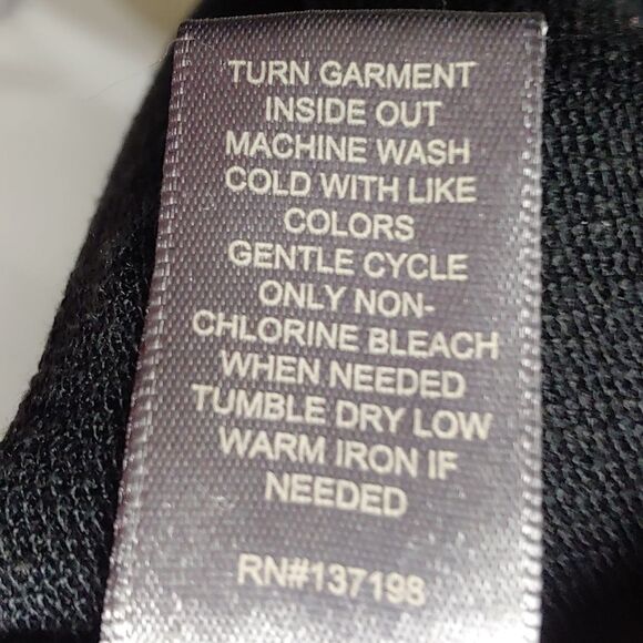 Marled Reunited Clothing "Good Vibes" Mock Neck Pullover Sz M 25" Pit to… - Picture 8 of 10